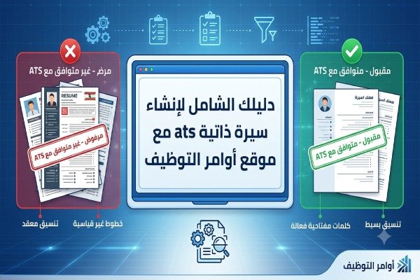 دليلك الشامل لإنشاء سيرة ذاتية ats