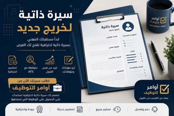 سيرة ذاتية لخريج جديد