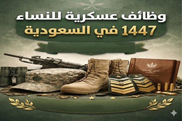 وظائف عسكرية للنساء 1447