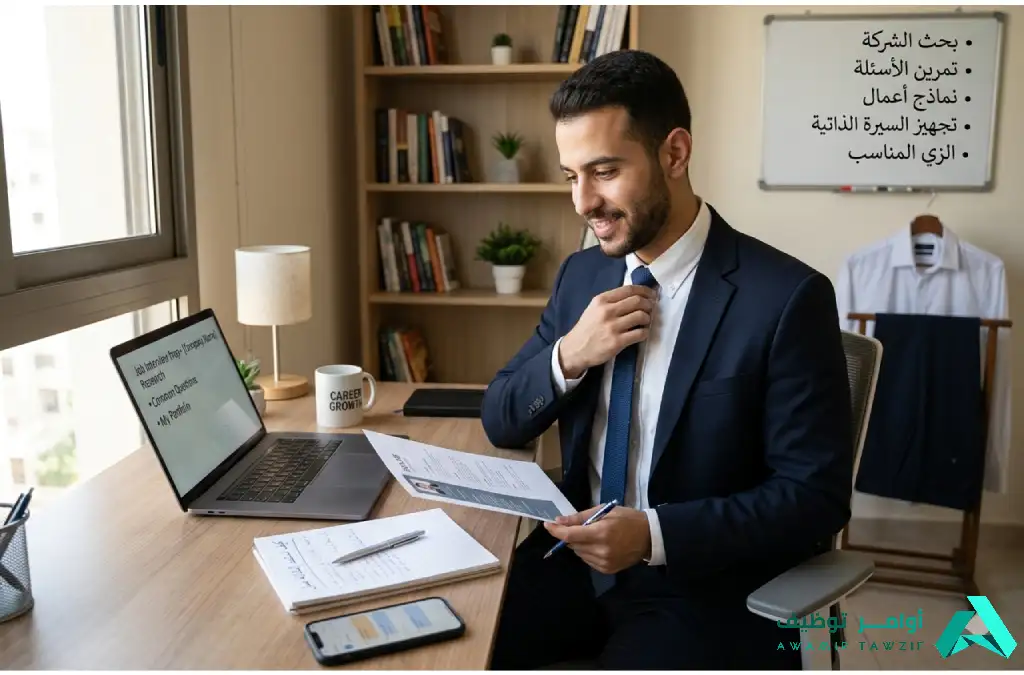 كيف تستعد لمقابلة عمل