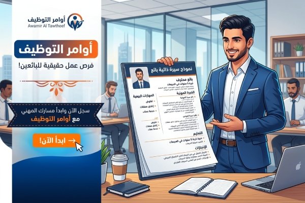 نموذج سيرة ذاتية بائع