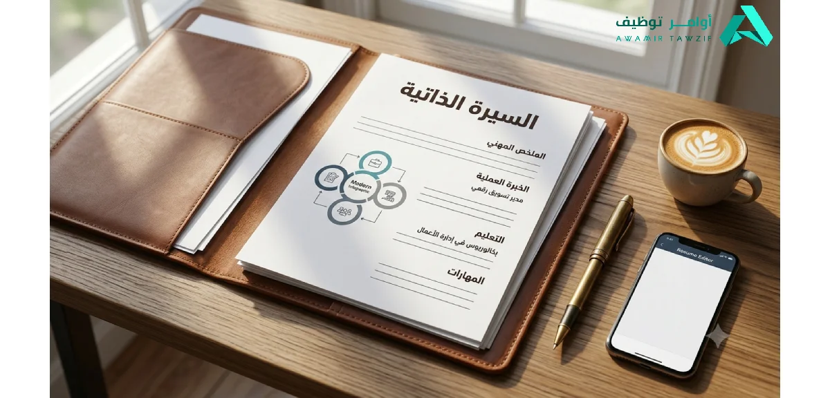 نموذج سيرة ذاتية جاهز للكتابة