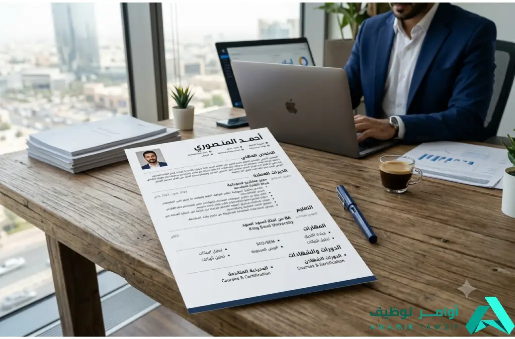 إنشاء سيرة ذاتية إحترافية